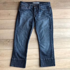 Joe's Jeans The Socialite Kicker Gigi Dark Wash Denim Crop Jeans Size 29